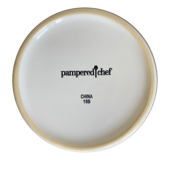 Pampered Chef Breakfast Sandwich Maker #2634 Ceramic White EUC - Picture 8 of 9